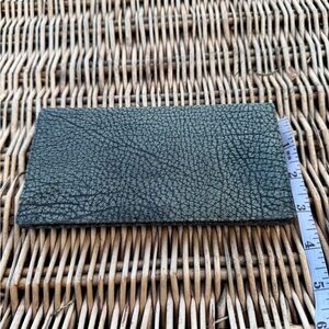 Leather sharkskin or elephant exotic luxury accessories textured Wallet green